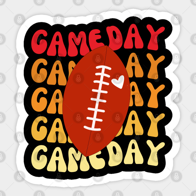 Game Day American Football Mom Sticker by Illustradise